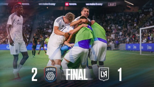 Weekend Recap: SDFC shows up, Padres don't
