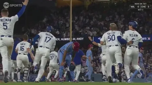 Front Row Seat: Dodgers advance to NLCS on throwing error