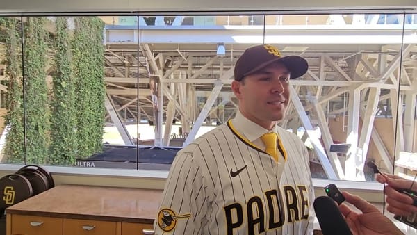 Dennis Lin: "It's very Padres, if you think about it."